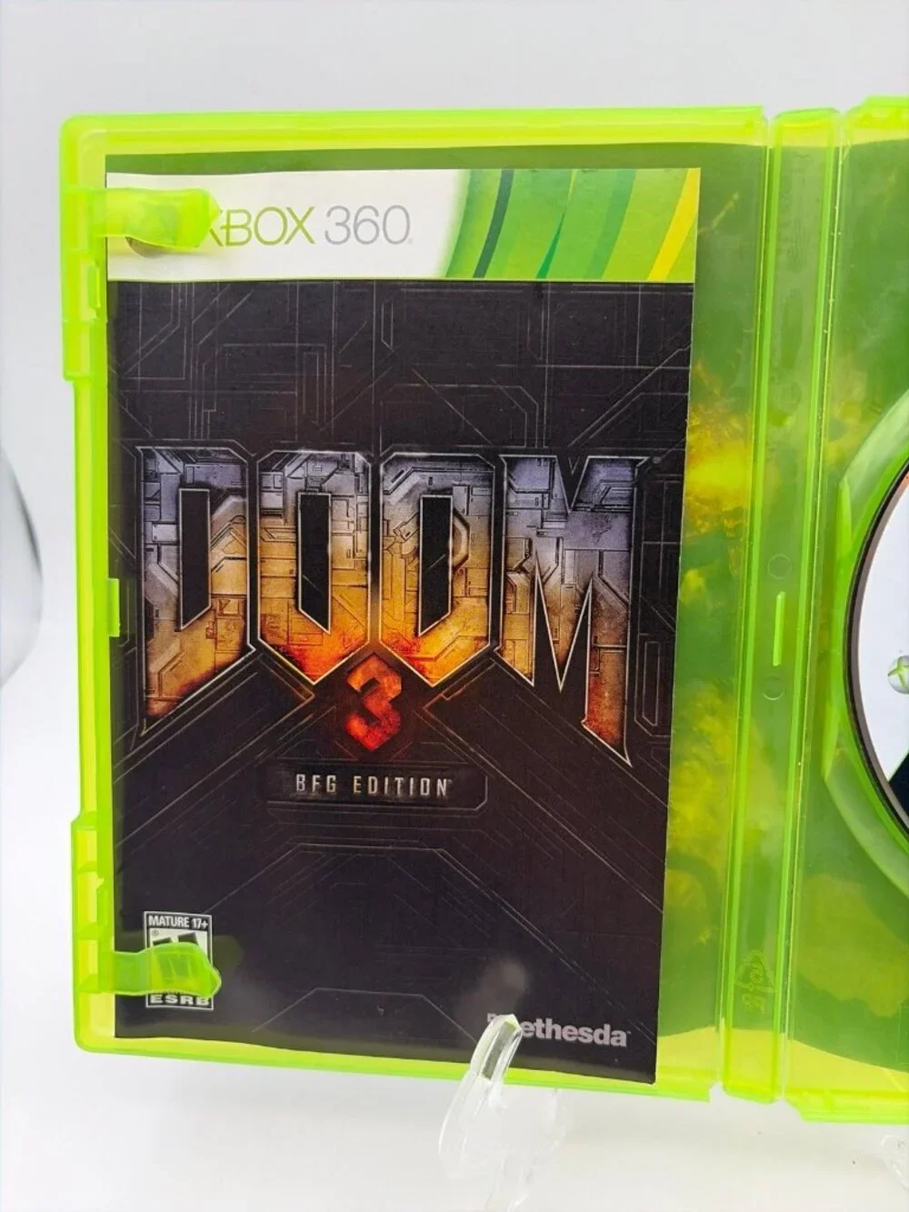 Doom 3 BFG Edition (Microsoft Xbox 360, 2012) CIB Complete w/ Manual - TESTED